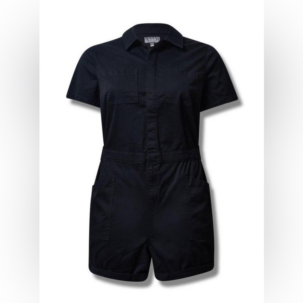 torrid Black Women's Twill Jumper